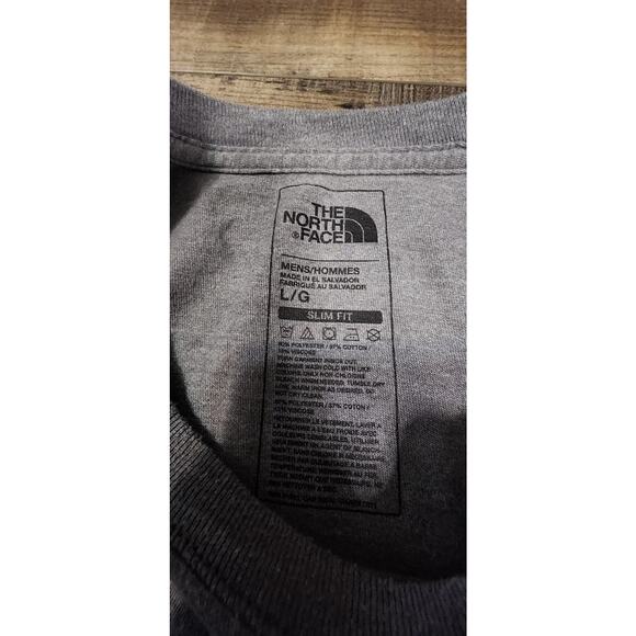 The North Face Mens Grey Half-Dome Logo Tee Size Large 2124 - Picture 5 of 6